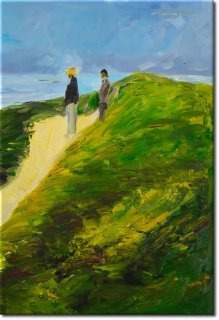 Ölgemälde 'Auf der Düne Ausschnitt' nach Max Liebermann in 35x52cm