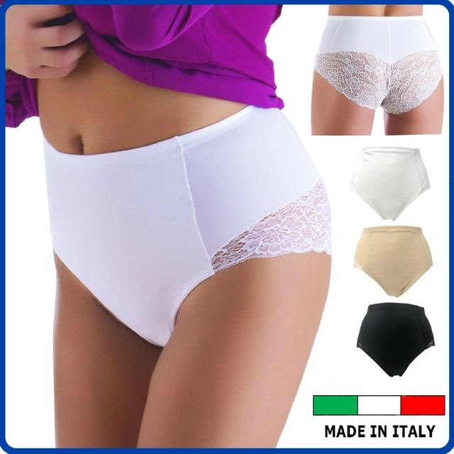 Pancera contenitiva da donna slip in pizzo guaina snellente dimagrante panciera