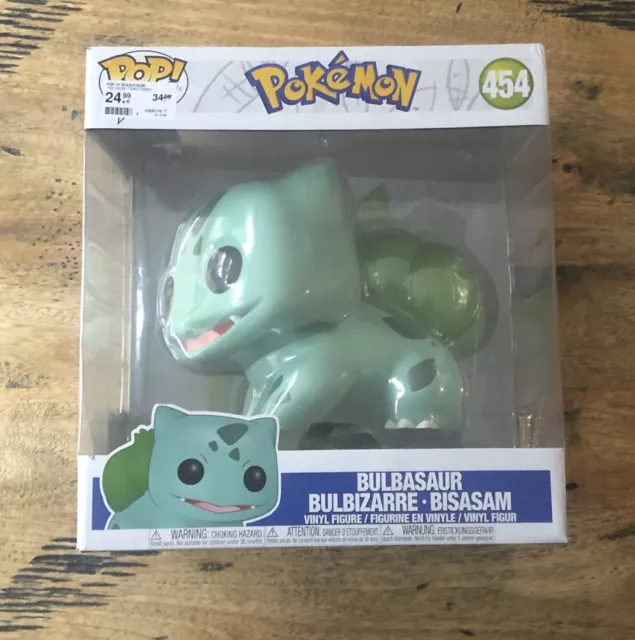 Funko POP! Games | Pokèmon BISASAM Jumbo Figur 25cm | Vinyl  #454 | Sammelfigur