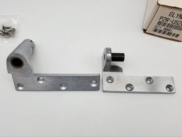 Glynn Johnson Door Closer Bottom Pivot 3/4" Offset Satin Chrome P2R NOS