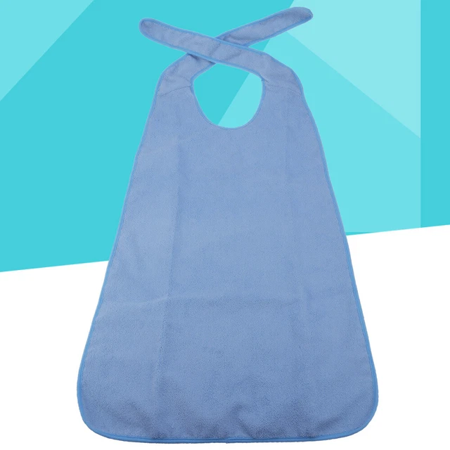 Tablier Lavable Bavoirs Repas Personnes Âgées Adultes Pour Manger Homme Aîné
