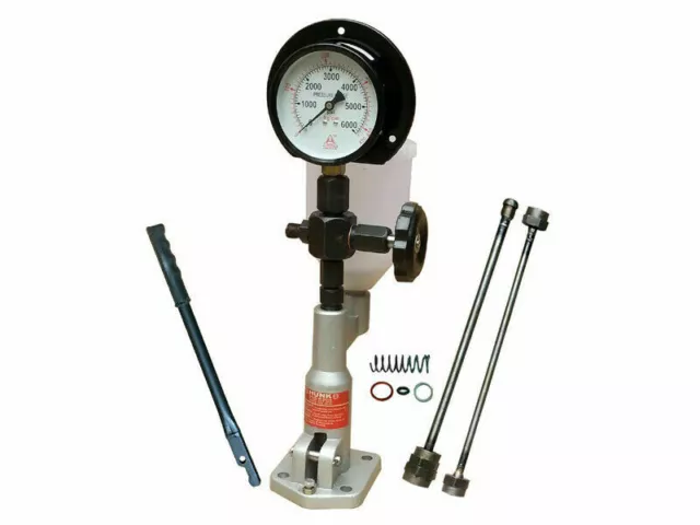 Nuovo Diesel Iniettore Nozzle Testerpop Pressione Tester Doppio Bilancia BAR Psi
