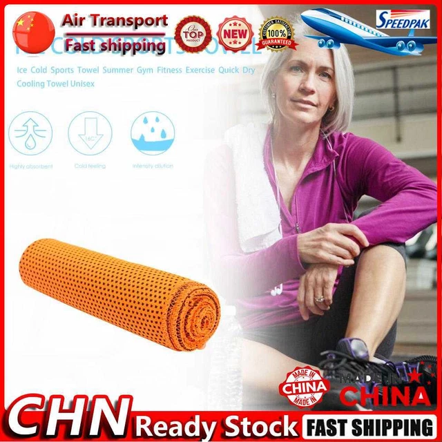 Cold Sports Towel Summer Outdoor Fitness Quick Dry Cooling Towel (Orange) Fr