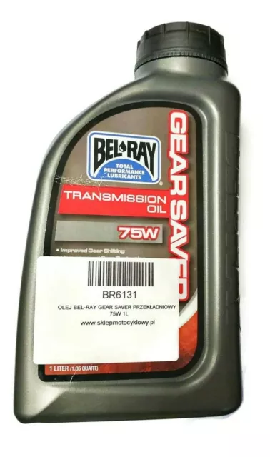 BEL-RAY Getriebeöl Motorenöl GEAR SAVER TRANSMISSION OIL 75W (1L)