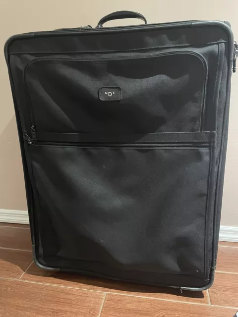Tumi Alpha Luggage 2 Wheel Suitcase Ballistic Nylon Black 2246D3