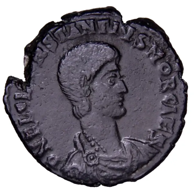 CERTIFIED Authentic Ancient Roman Coin Constantius Gallus. Caesar, AD 351 WAR