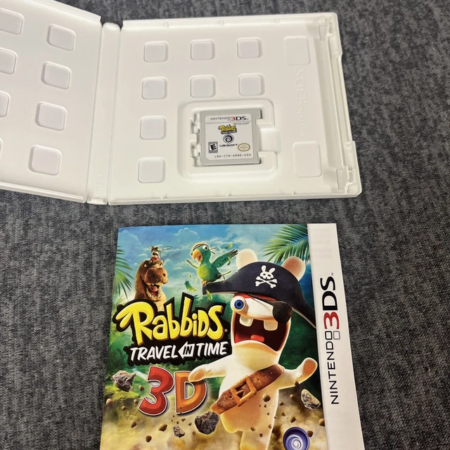 RABBIDS TRAVEL IN Time 3D Nintendo 3DS Complete CIB £8.91 - PicClick UK