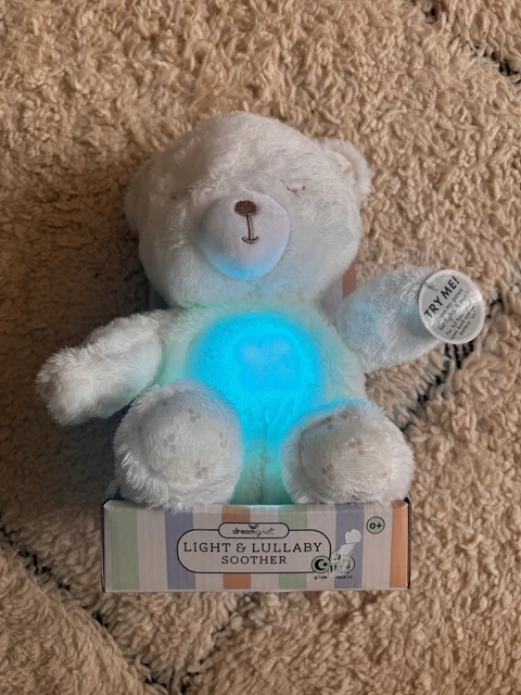 DREAMGRO LIGHT AND Lullaby Bear Plush Soft Toy £13.35 - PicClick UK
