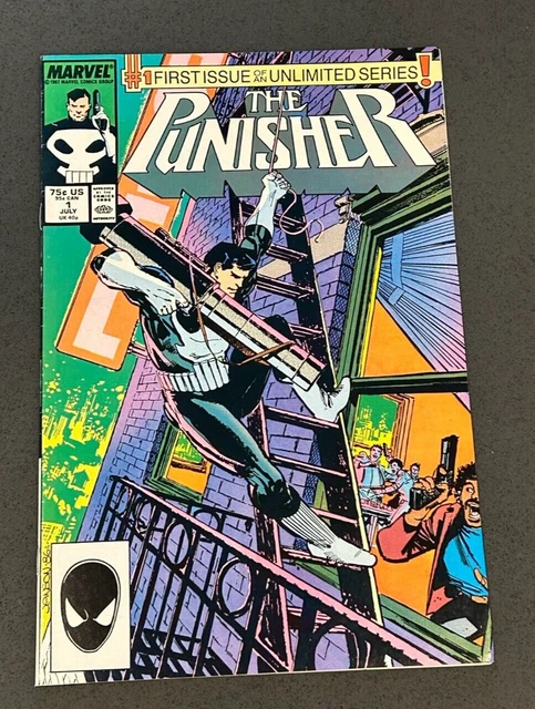 PUNISHER # 1  MARVEL COMICS 1987 FIRST ISSUE COMIC BOOK NM or BETTER COMB SHIPN
