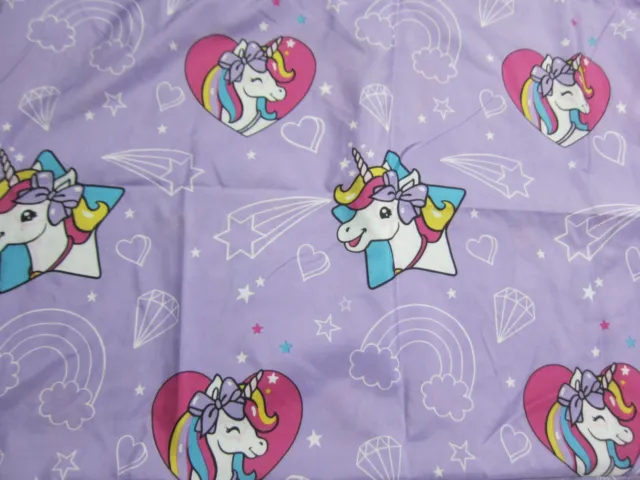 Juego de 3 sábanas dobles púrpura Jojo Siwa unicornios corazones Nickelodeon