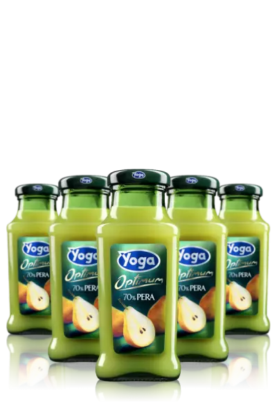 Succhi di Frutta Yoga Magic -GUSTO PERA- in Vetro da 20 cl.(24 Pezzi) YOGA SUCCO