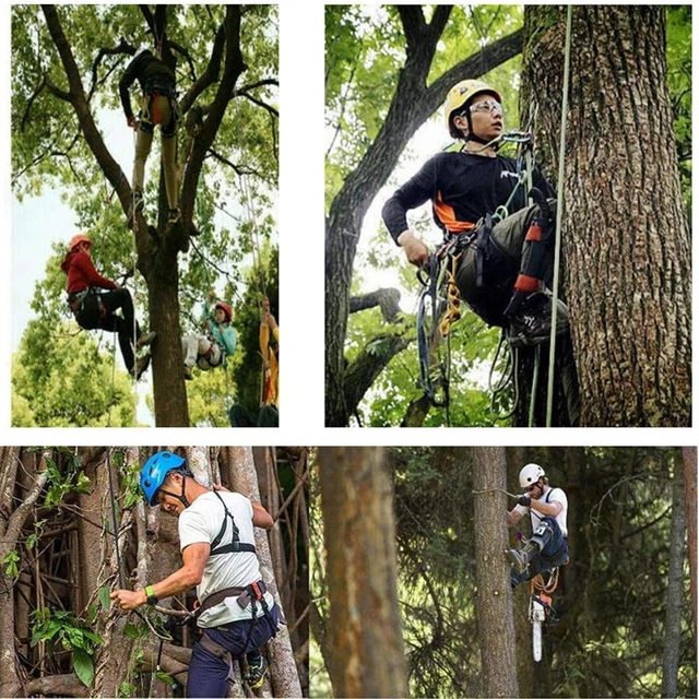 Tree Climbing Spike Set Pole Climbing Spurs W/ Security & Stra .FAF4 Foot M1N2
