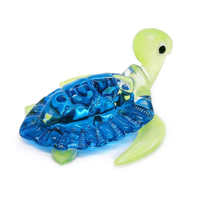 Turtle Blown Glass Hand Blowing gift Art Figurine Reptile   Decor Collectibles 3