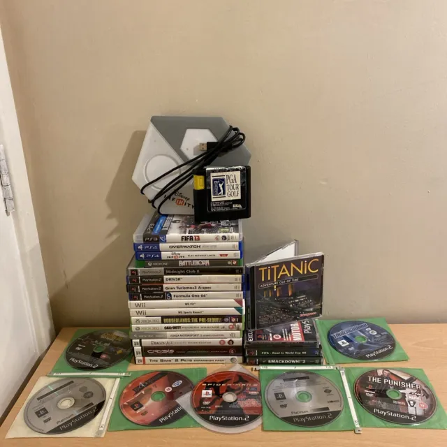 30+ Video Game Joblot Wii, Xbox, PC, PlayStation 1, 2, 3 And 4