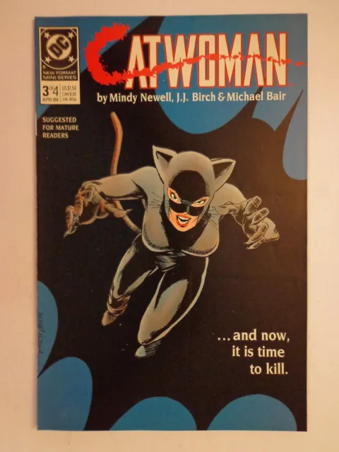 Catwoman Mini-Series Newell Birch Bair Spiegle Roy #3 DC Comics April 1989 NM