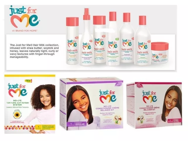 Just For Me Kids Hair Milk Softening ,Smoothing Hair care Styling Products!!!