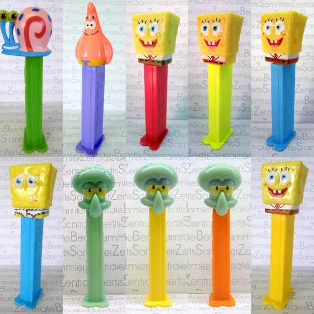 PEZ - SPONGE BOB - SQUIDWARD - PATRICK - GARY THE SNAIL + VARIANTS Please select