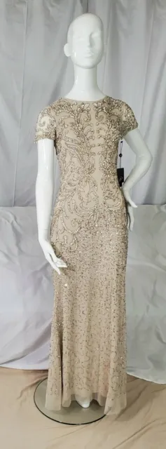 Adrianna Papell New Women's Embellished Long Prom/Special occasion Dress. Size 2