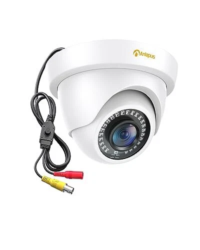 Anlapus 1080P Caméra de Surveillance Extérieure IP66 Objectif de 3.6mm 24 m V...