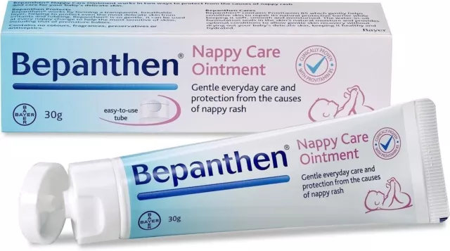 Bepanthen Ointment Nappy Care 30g Diaper Skin Rash gentle Heal Cream