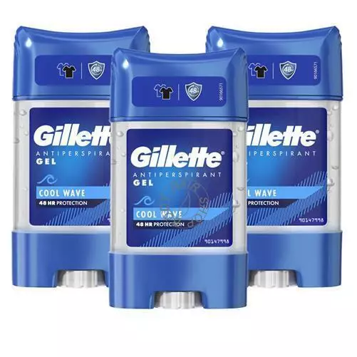 Gillette Cool Wave Déodorant Gel Anti-Transpirant 3 x 70 ml 2