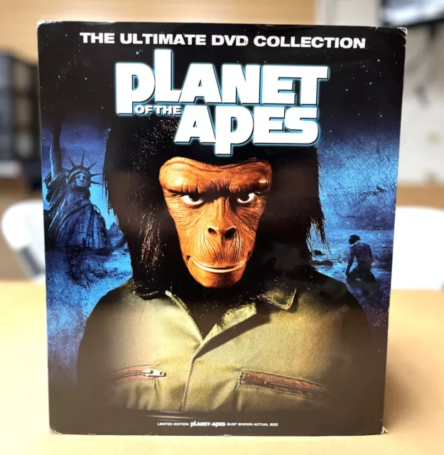 OF THE Apes Ultimate DVD Collection Caesar Bust 14disc boxed