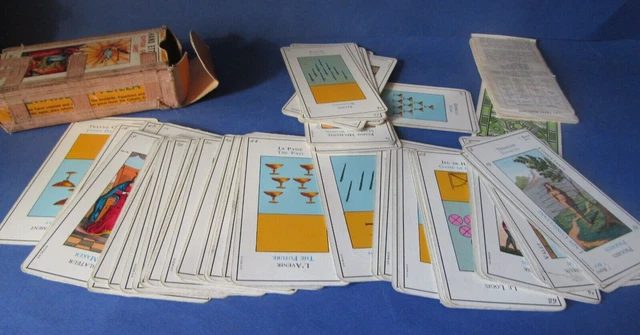 GRAND ETTEILLA OU TAROTS EGYPTIENS 78 CARTES fortune telling cards