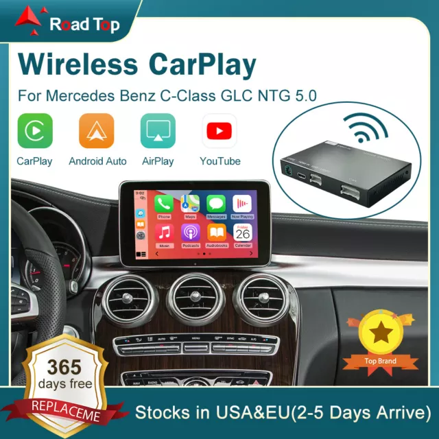 Road Top Android 12 Car Stereo 10.25 Car Touch Screen for Mercedes Benz C  GLC Class W205 2015-2018 Year Car with NTG5.0, 8GB+128GB Support Wireless