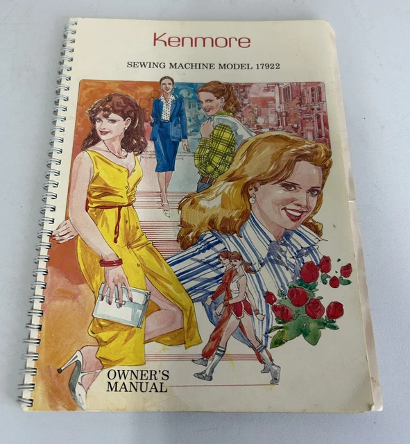 Máquina de coser Kenmore modelo 17922 manual