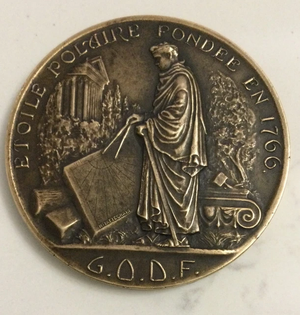 Médaille de sautoir, Franc-maçonnerie, Grand Orient de France XIX° siècle