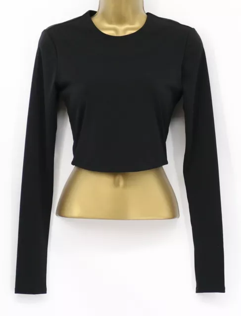 Elizabeth And James Agustin Top Womens Cropped Top Xs Black Rrp £170 Vi