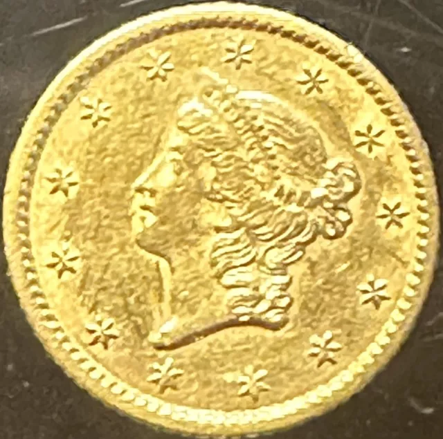 1853 Gold $1 Liberty Head Coin