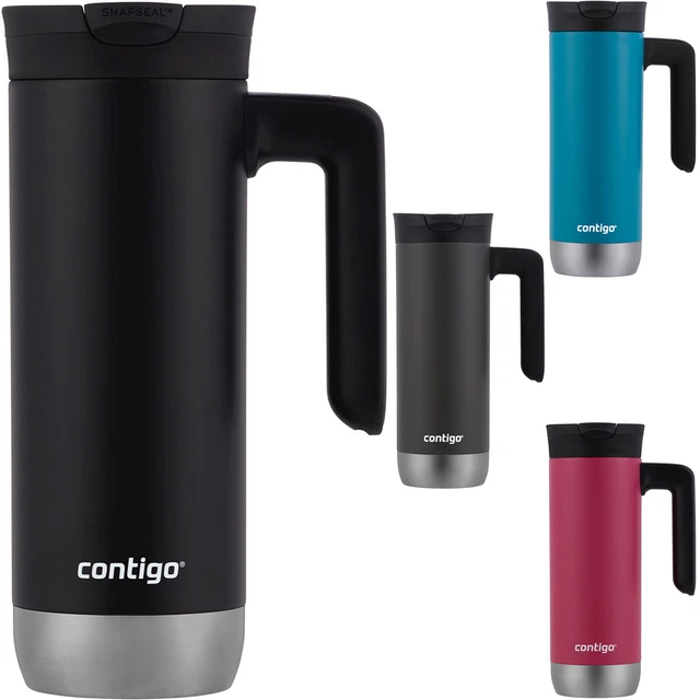 Contigo 20 oz. Superior 2.0 SnapSeal Stainless Steel Travel Mug with Handle
