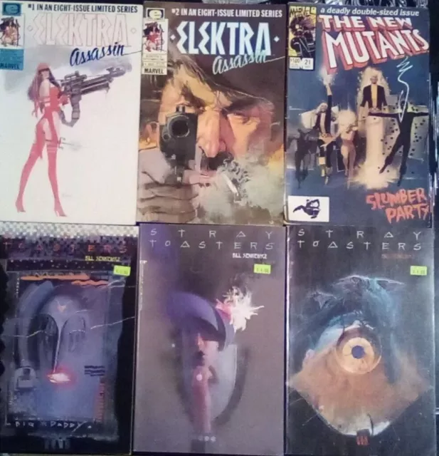 Bill Sienkiewicz Collection of 11 books w/ signed issue of New Mutants