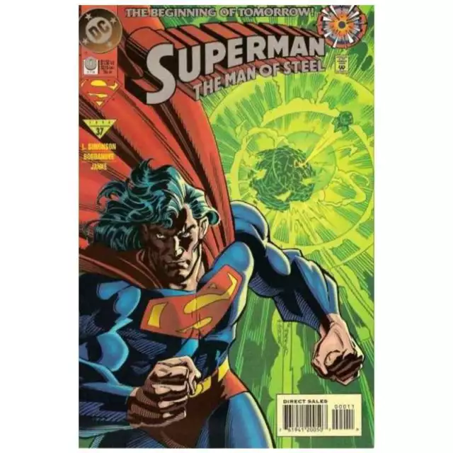 Superman: The Man of Steel #0 in Near Mint condition. DC comics [h]