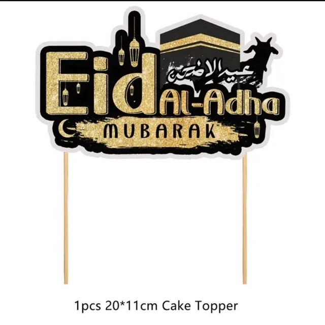 ✅🕋Eid Al Adha Opferfest Zuckerfest Kuchentopper Neu Deko kuchen 🧁🎂🕋🌙✅