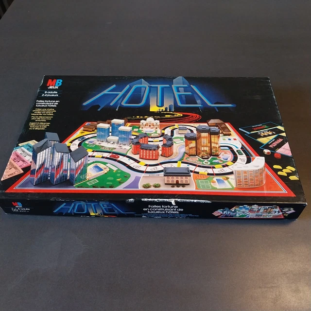 Jeu De Société HOTEL Parker Brothers Vintage - Ancien, Occasion (version Française)