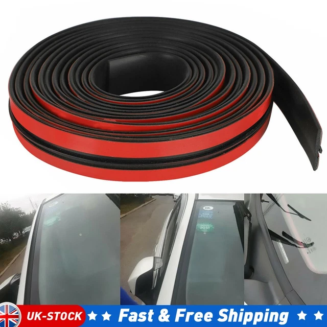Kit Guarnizione In Gomma Per Sotto Parabrezza Auto - Profilo 1.8m - Universale - Foto 5