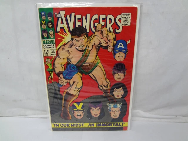 The Avengers Vol. 1 #38 March 1967 Marvel Comic Book Roy Thomas