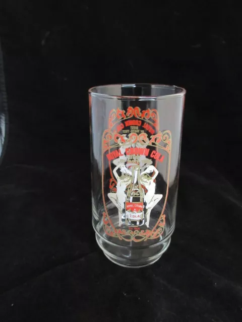 Vintage Royal Crown RC Cola Drinking Glass Best by Taste Test