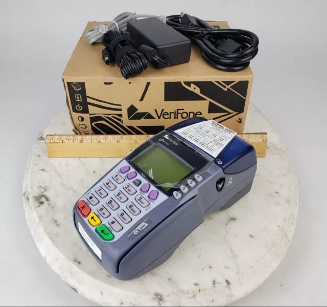 Verifone Omni 3740 Credit Card Reader - Terminal POS Swipe Power Cord