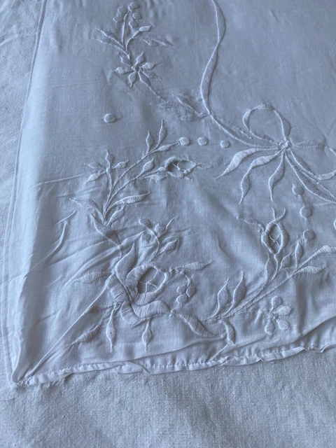 Achetez draps anciens brodés occasion, annonce vente à Vert-le-Petit