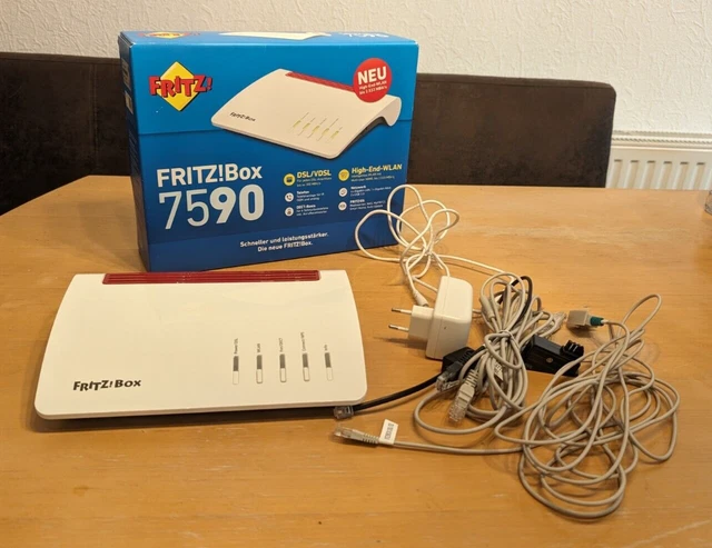 AVM FRITZ!BOX 7590 router wireless con modem - bianco (20002784) EUR 89 ...
