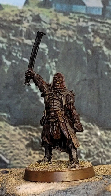 Scout Rohan LOTR URUK HAI Scouts Ugluk Isengard Rohan Miniature Rare Lord of the ...