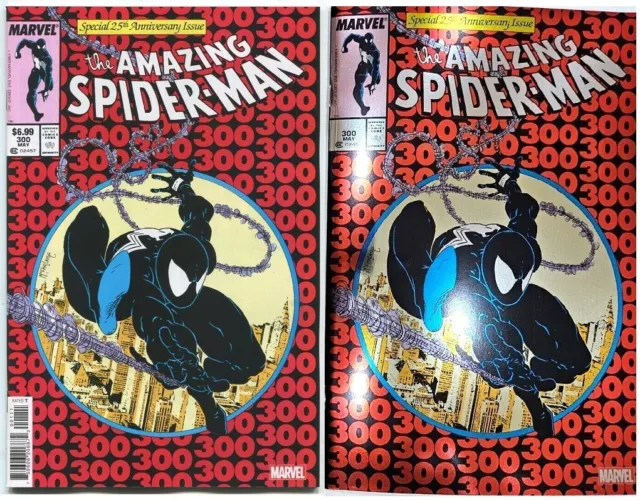🕷 Amazing Spider-Man #300 Facsimile Edition Variant Set Nm Foil 1St App Venom
