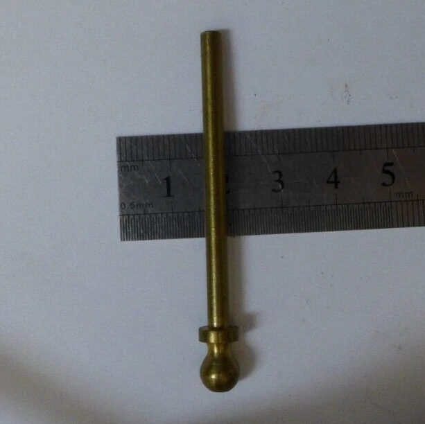 2 SOLID BRASS Grand Piano Top Lid Hinge PINS for Steinway or Baldwin