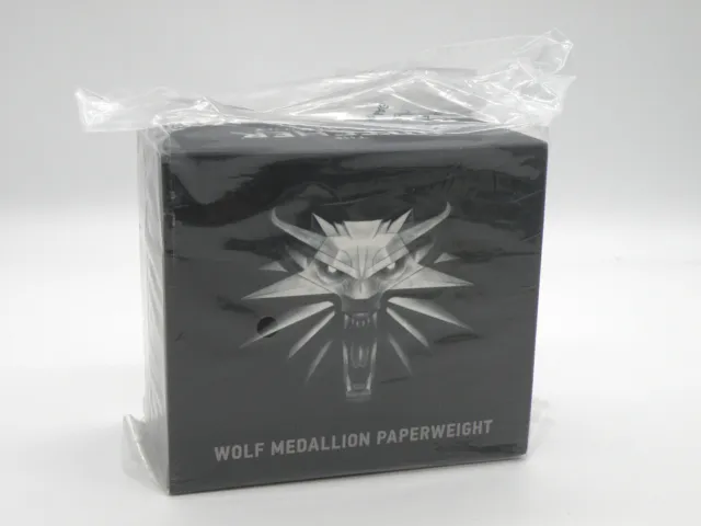 Witcher 3 Wild Hunt WOLF MEDALLION PAPERWEIGHT Loot Crate Exclusive NEW