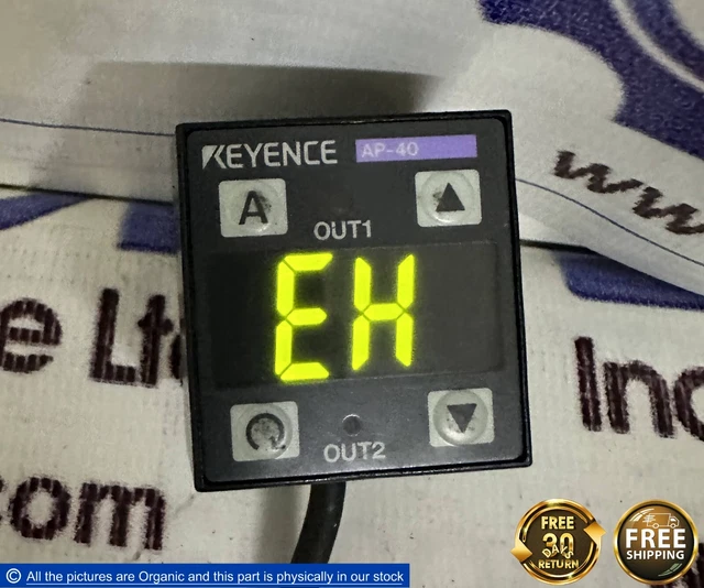 KEYENCE AP-40 DIGITAL Amplifier Unit NPN AP-Series Pressure Vacuum ...