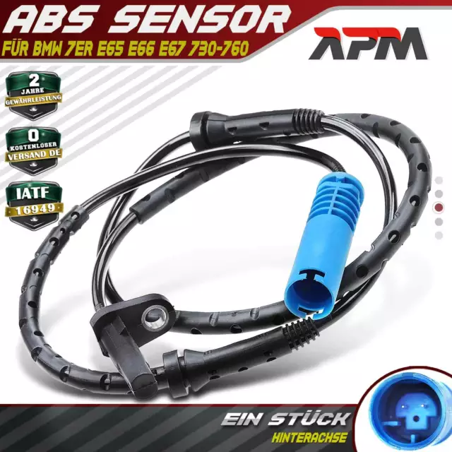 ABS Sensor Hinterachse für BMW 7er E65 E66 E67 730 735 740 745 750 760 2003-2008