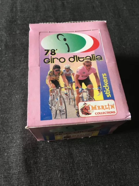 Boite Display 50 Pochettes 78' Giro D'italia  Merlin Collection No Panini New